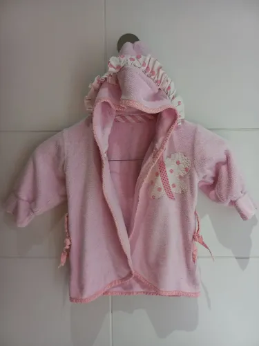 Blusa roupão atoalhado infantil 