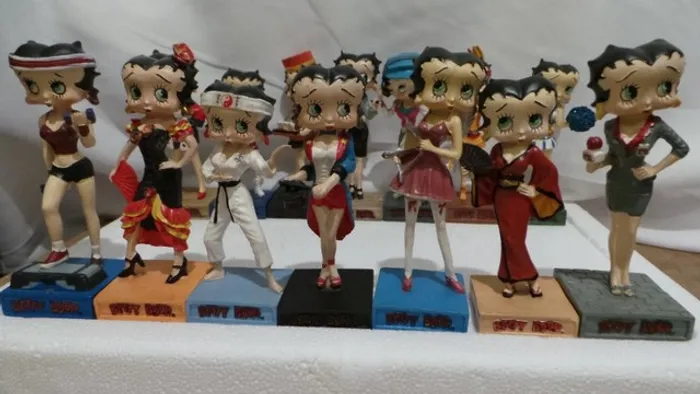 Betty boop boneca em resina da editora salvat preço de 1 boneca
