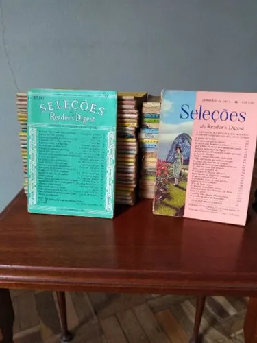 Revistas Seleções do Reader's Digest raras.