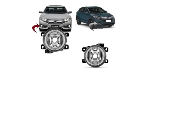 Par Farol Milha Neblina Civic, HRV 2019 2020 2021