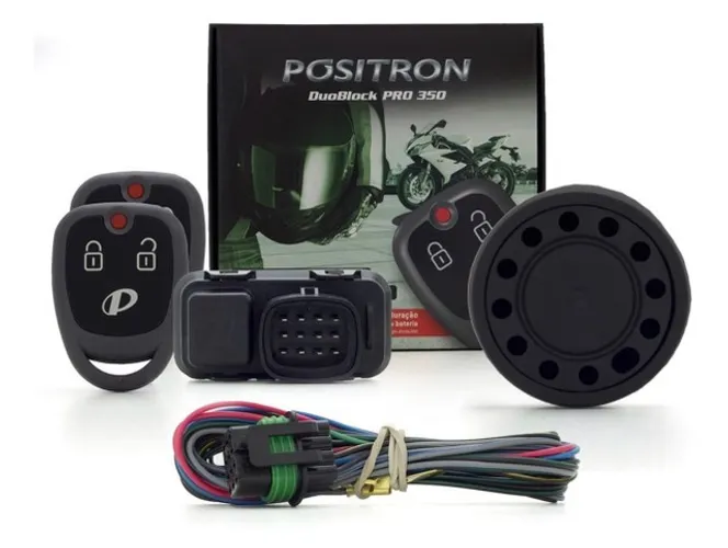 Instalado Alarme Pósitron Duoblock G8 Para Moto Com Presença Promoção