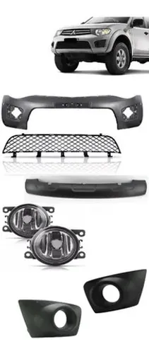 Parachoque Completo Triton L200 Gls Glx 2012 2013 2014 2015