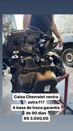 Caixa do vectra f 17 usada a base de troca garantia de 90 dias
