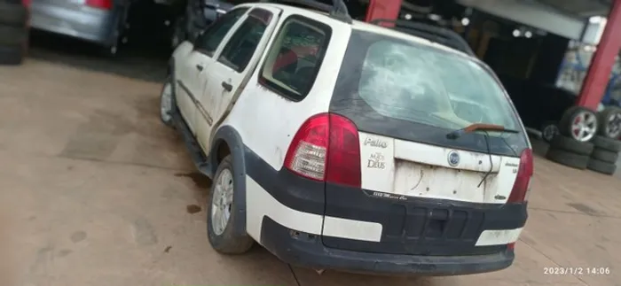 Sucata Fiat Palio wekende 2008 para comercialização de peças
