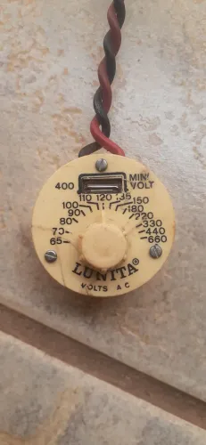 Teste de Voltagem antigo