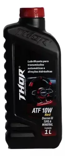 Óleo Hidráulico Atf Dexron III Red 10W Mineral 1 Litro Thor