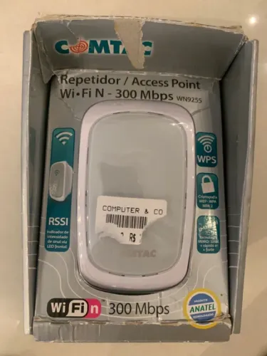 Repetidor Wireless Comtac WN9255 - Sinal Forte e Estável!