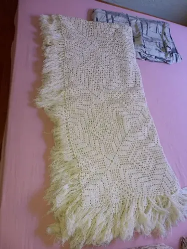 Colcha casal crochê 