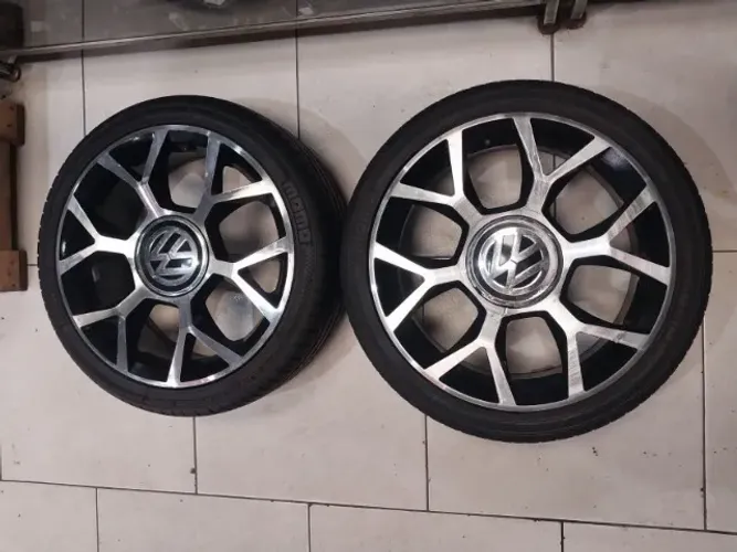 jogo de roda multifuro vw aro 17 
