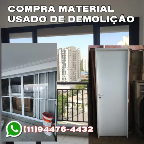 Compra-se materiais usados de demolição