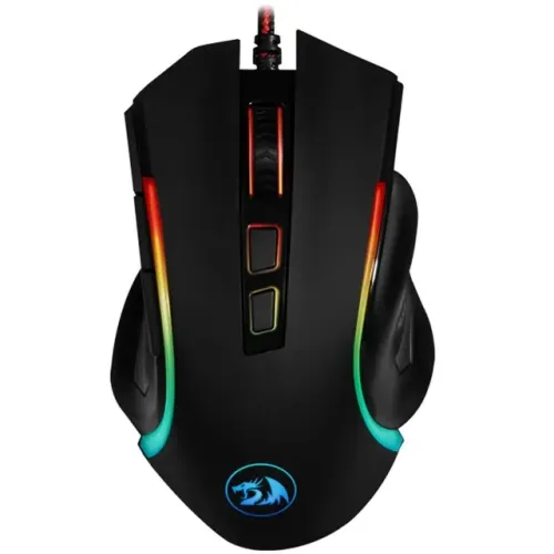 Mouse Gamer Redragon Griffin Black M607 7.200DPI - WZetta