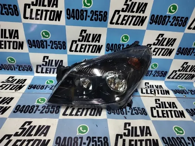 farol esquerdo vectra 2009 ate 2011 mascara negra novo importado foco duplo