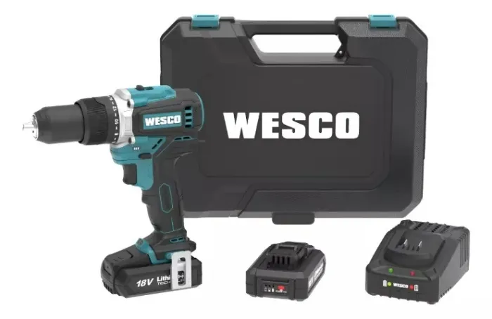 Parafusadeira E Furadeira 13mm Brushless 18v Wesco Ws2319k2