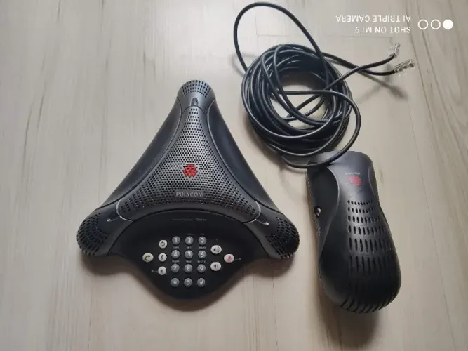 Audioconferência Polycom Voicestation 300 + Fonte