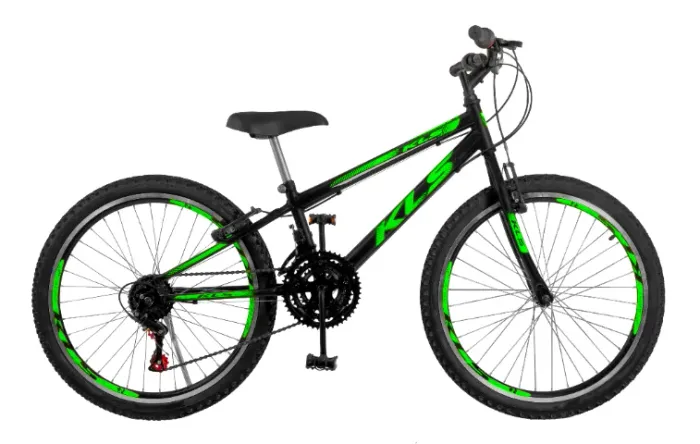 Bicicleta KLS Aro 24 Menino Juvenil V-Brake 21 Marchas