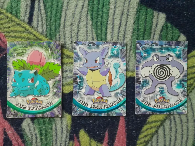 3 Cards Topps Pokemon