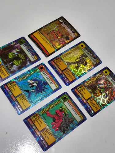 Lote Cartas digimon Holográficas anos 2000