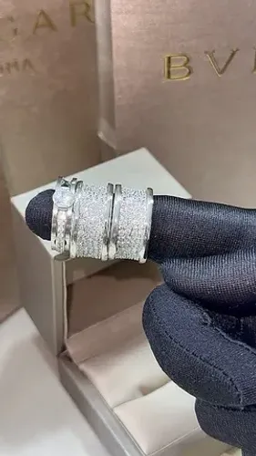 Alianças aneis bvlgari Valentine's Day dia dos namorados 18k