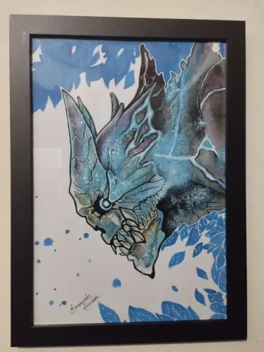 Kaiju no. 8 - Quadro com pintura