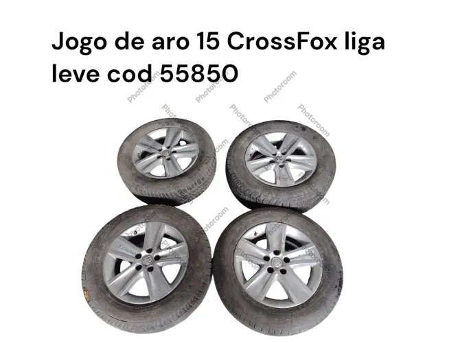 Jogo aro 15 CrossFox liga leve cod 55850 s pneu