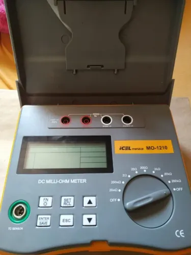 Miliohmímetro Icel Mo-1210 - 12volts