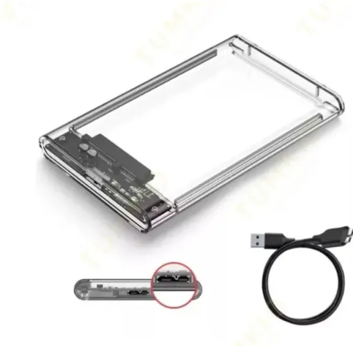 Case HD 2.5 USB 3.0 Transparente