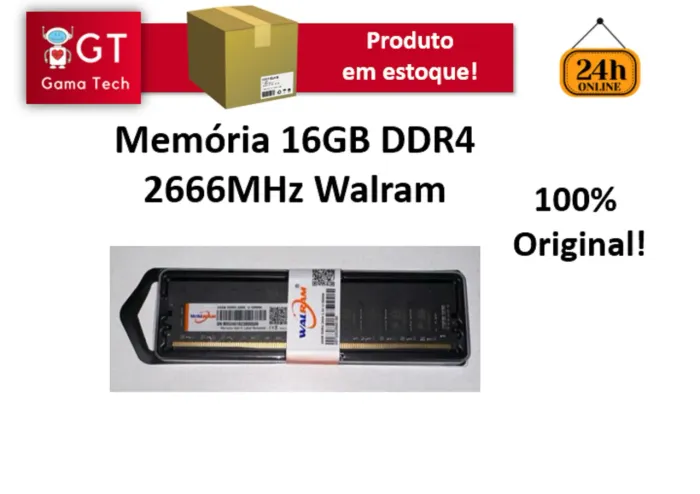 Memória Desktop 16gb ddr4 2666 GHz