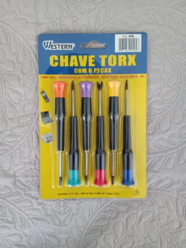 Chave Torx - 6 peças
