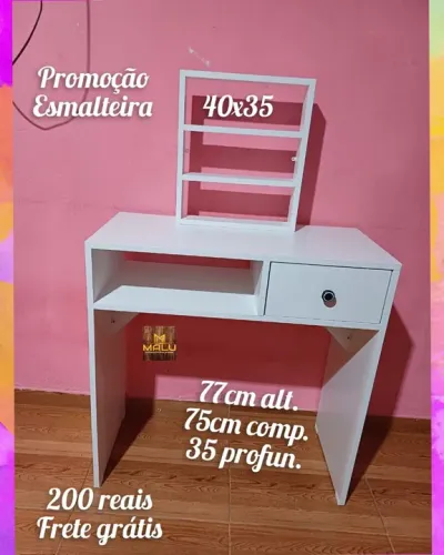Penteadeira para Esmaltes - Frete Grátis!