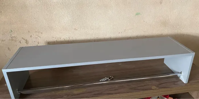 Cabideiro de mdf cinza 