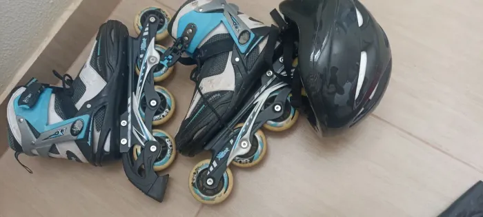 Patins Inline Adulto - Tamanho #39, equivalente ao 37