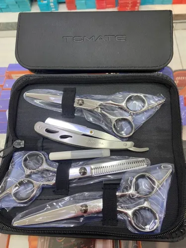 Kit de ferramentas para cabeleireiro/barbeiro Tomate
