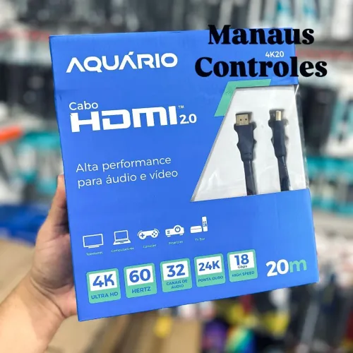 Cabo Hdmi 20 Metros versão 2.0