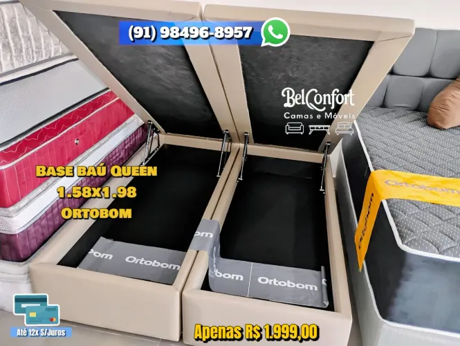 BASE BAÚ QUEEN ORTOBOM 
