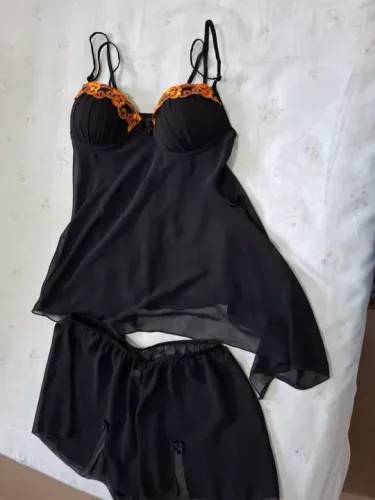 Conjunto de Lingerie Preto - Sensual e Elegante