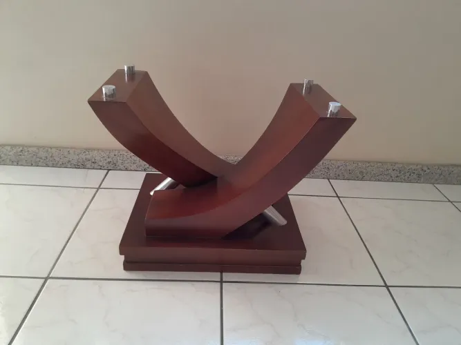 Base de Mesa de centro de sala em Madeira maciça