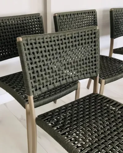 CADEIRA CLASSICK CORDA NÁUTICA TRAMA DUPLA 6MM