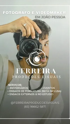 Fotógrafo e Videomaker Profissional em João Pessoa