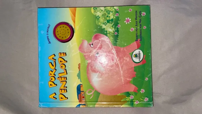 Livro infantil A Porca Penelope - Com som!