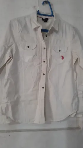Camisa branca Polo Ralph Lauren feminina