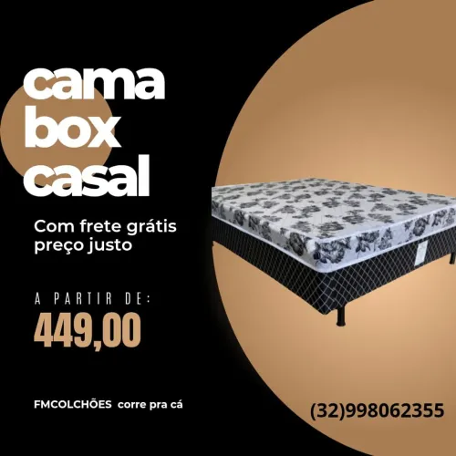 Cama Box Casal com Frete Grátis e Preço Justo