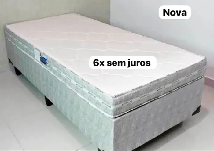 Cama box colchão d33 e base (solteiro) 