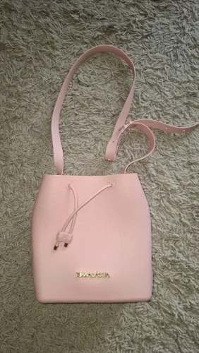 Bolsa feminina rosa de silicone 