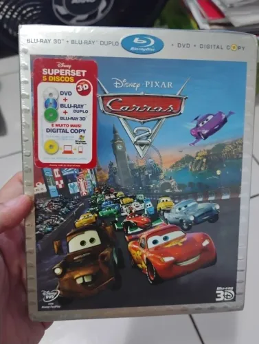Carros 2 - Blu-Ray 3D + Blu-Ray Duplo + DVD
