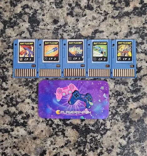 Lote 5 Mega Man BattleChip - Megaman Network