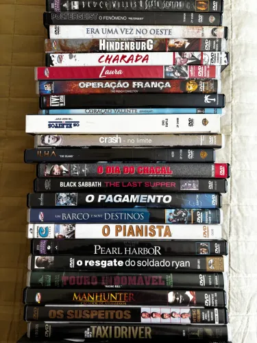 5 DVDs por 70 reais (em ótimo estado)