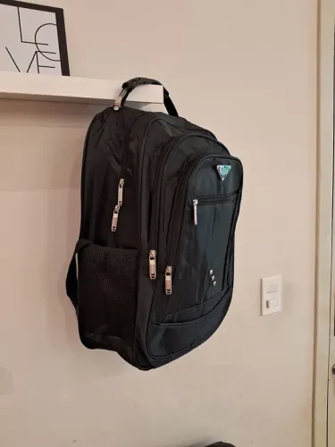 Mochila 4 Bolsos Super Resistente Cabo de Aço 