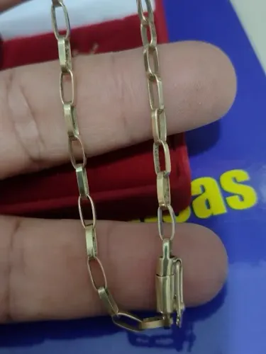 Pulseira Maciça Baquert 7 Gramas 4 mm 21 Cm