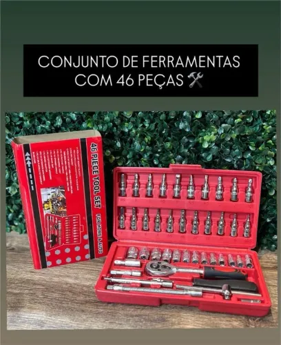 KIT FERRAMENTAS 46 PEÇAS 