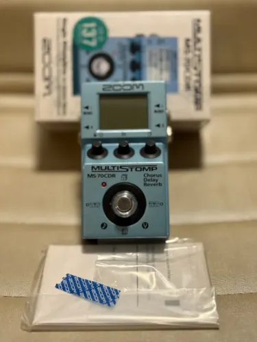 Pedal De Efeito Zoom Multistomp Ms-70CDR Azul - Praticamente sem uso!!